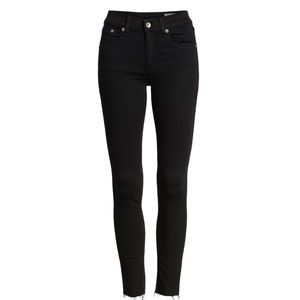 rag & bone Raw Hem Ankle Skinny Jeans